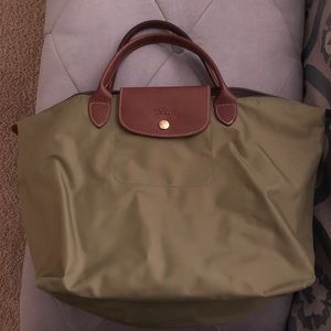 Longchamp green bag